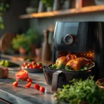 Come ottenere un pollo croccante in friggitrice ad aria