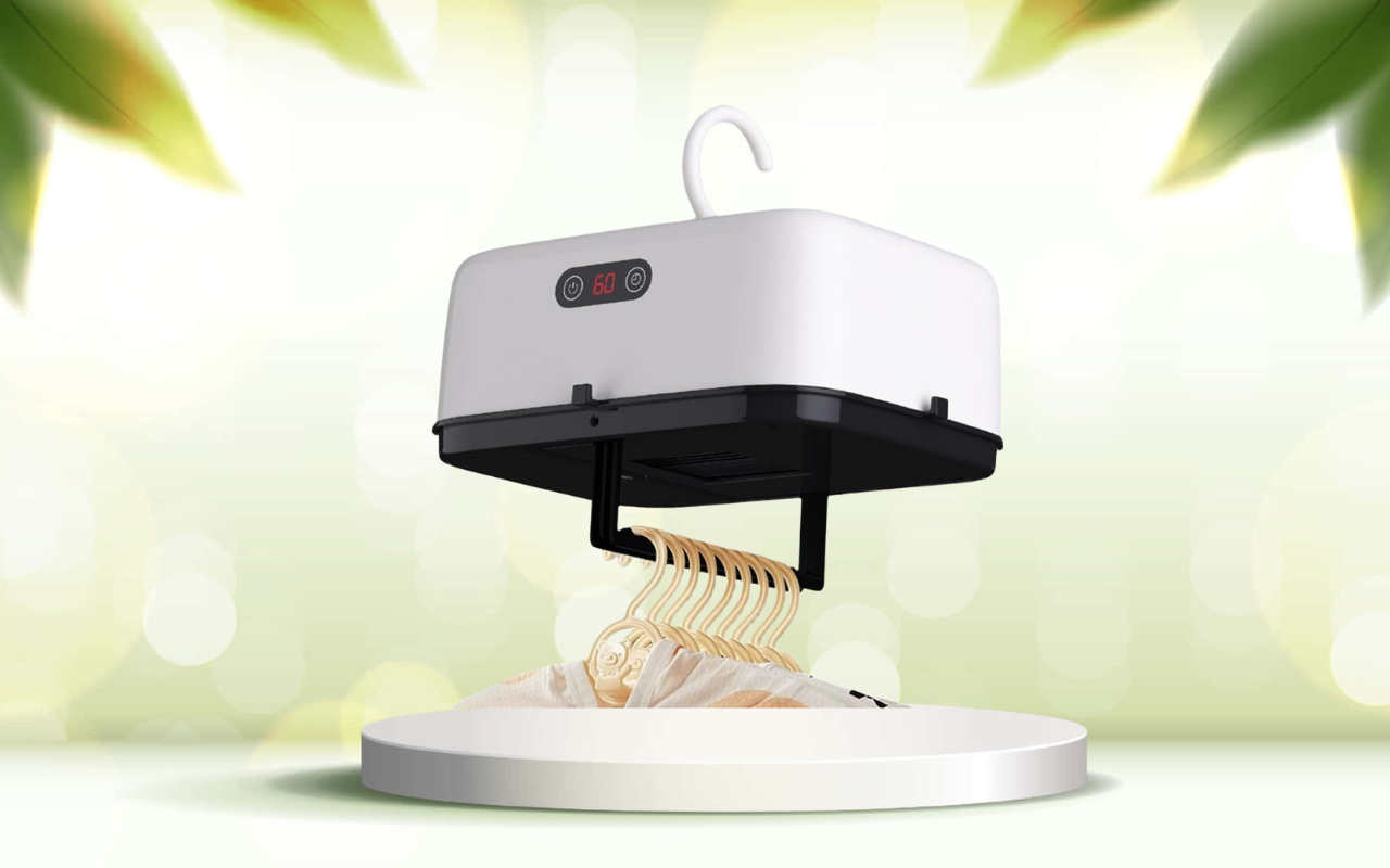 Scopri come asciugare i vestiti velocemente anche in poco spazio con l’asciugatrice portatile