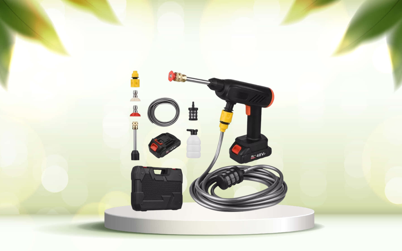 Scopri la pistola idropulitrice elettrica potente e portatile per pulizie impeccabili